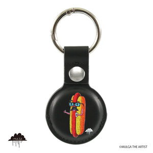 MULGA THE ARTIST X ZERO GRAVITY　AirTagホルダー　Henry the Hotdog