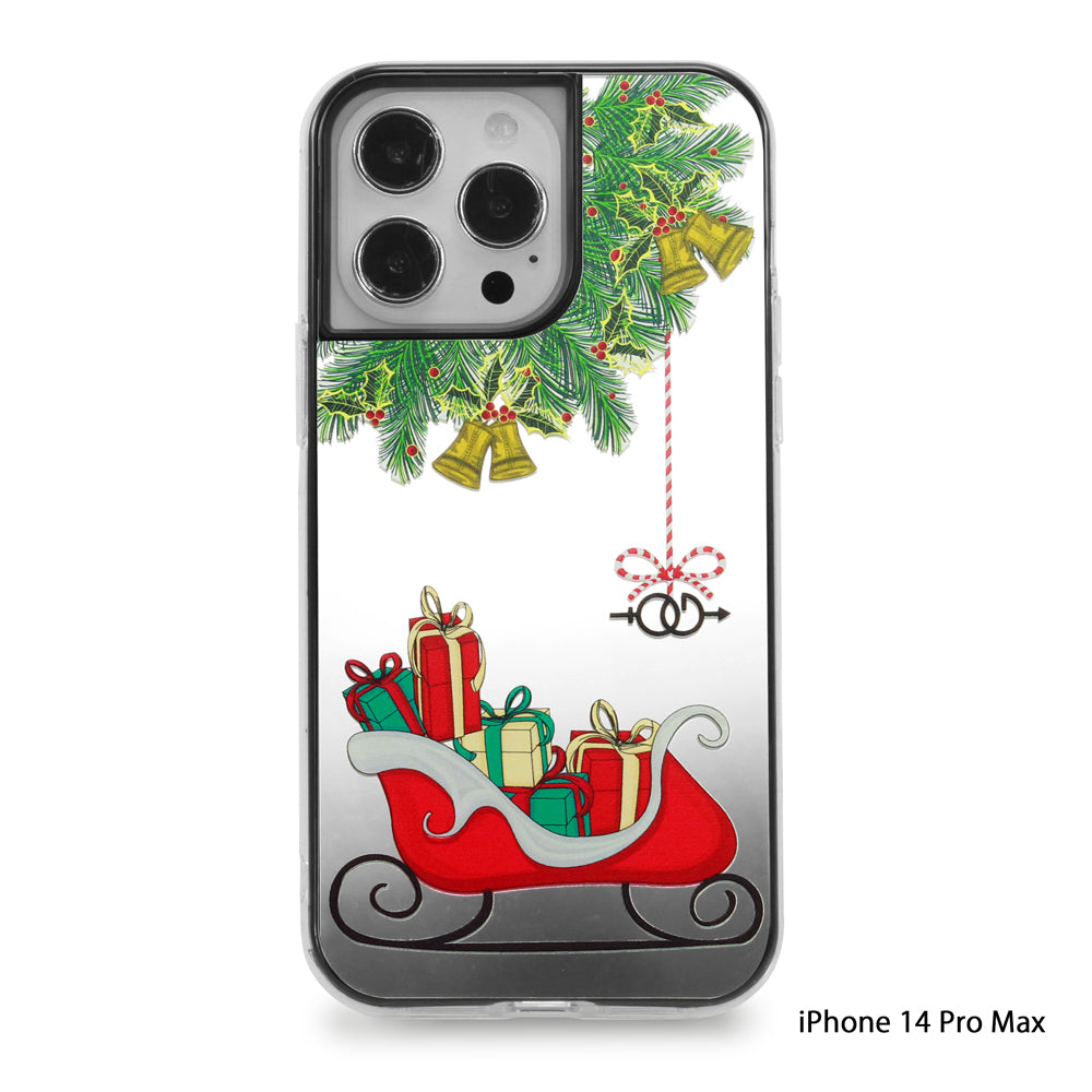 Santa's Sleigh　サンタズスレー　ミラー　iPhoneケース SH