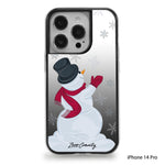 Snow Flakes　スノーフレーク　ミラー　iPhoneケース SH